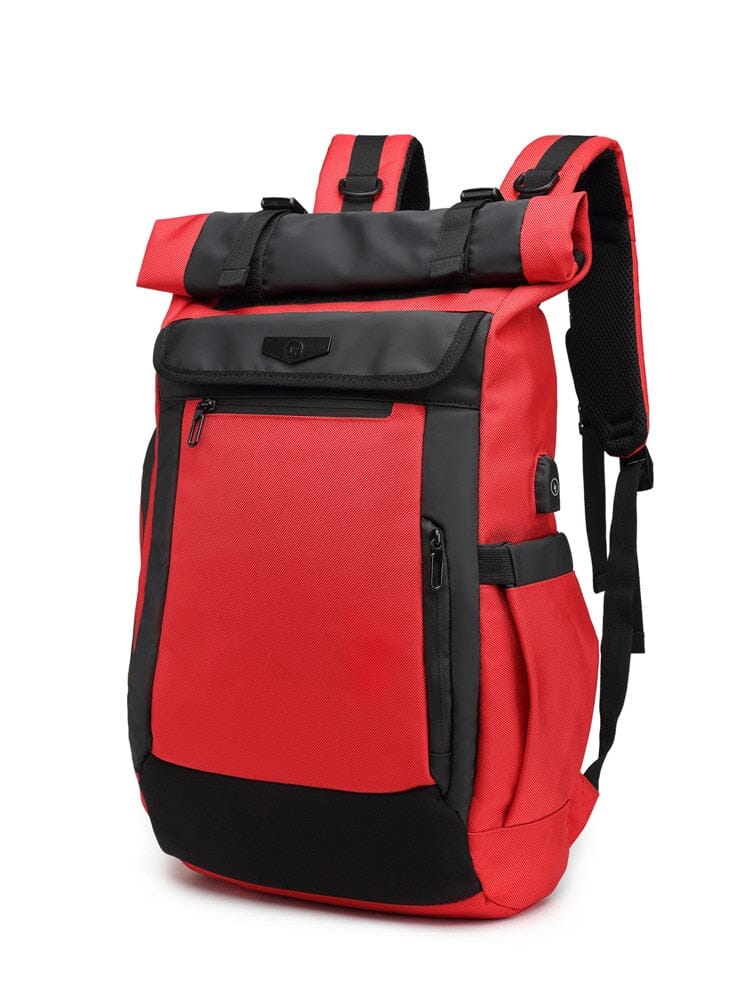 Sac à Dos Roll Top Voyage USB – vue 7 – Yokabag