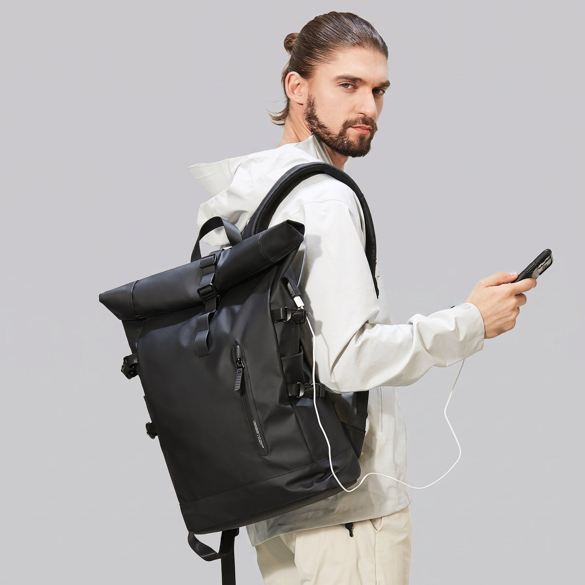 Sac à Dos Roll Top Homme - Explorer – vue 3 – Yokabag