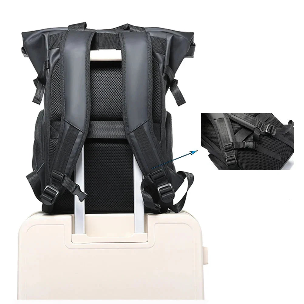 Sac à Dos Roll Top Voyage Imperméable – vue 5 – Yokabag