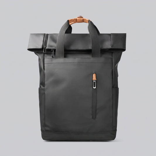 Sac à Dos Roll Top Imperméable USB Explorer – vue 2 – Yokabag