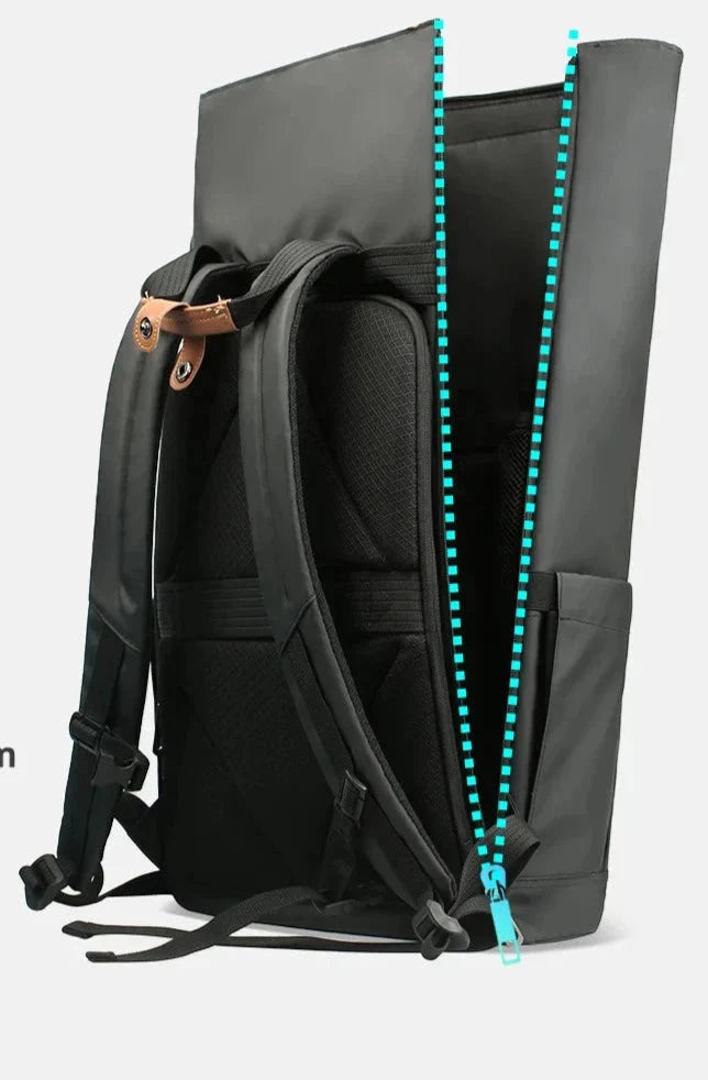 Sac à Dos Roll Top Imperméable USB Explorer – vue 8 – Yokabag