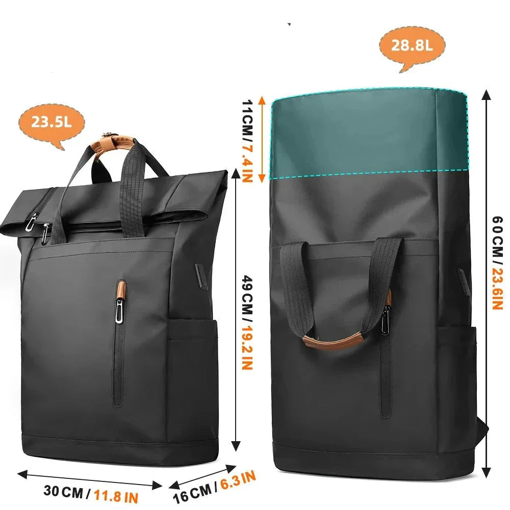 Sac à Dos Roll Top Imperméable USB Explorer – vue 9 – Yokabag