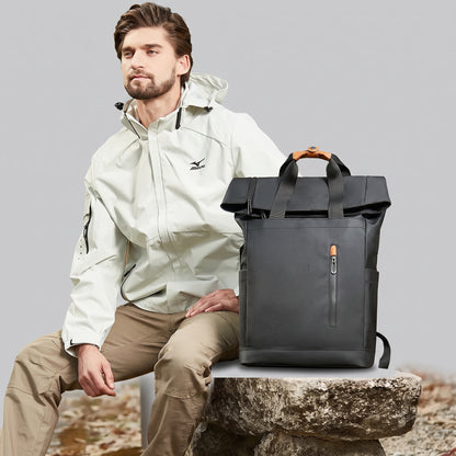 Sac à Dos Roll Top Imperméable USB Explorer – vue 4 – Yokabag