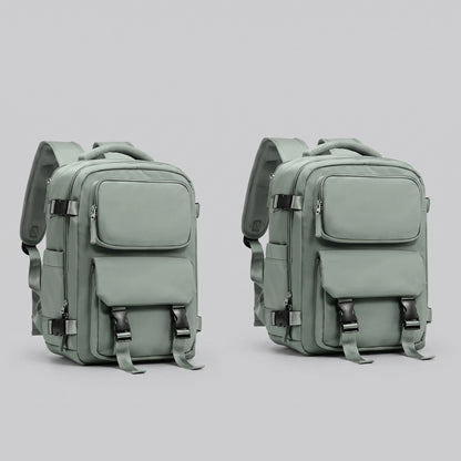 Sac à Dos de Voyage pour Cabine Avion (45x36x20 & 40x20x25) Noir – vue 4 – Yokabag