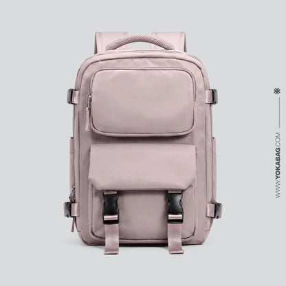 Sac à Dos de Voyage pour Cabine Avion (45x36x20 & 40x20x25) Gris – vue 8 – Yokabag