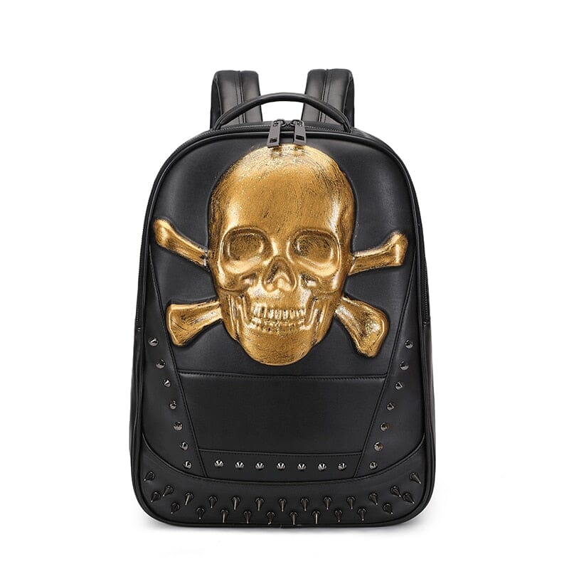 Sac à Dos Skull Tête de Mort Silver – vue 3 – Yokabag