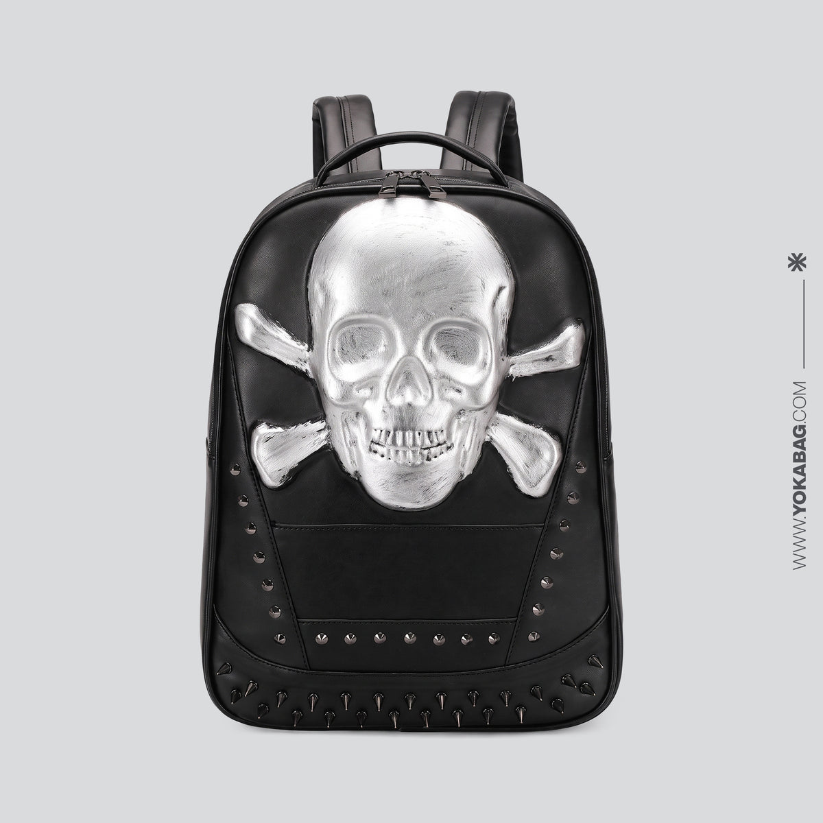 Sac à Dos Skull Tête de Mort Gold – vue 2 – Yokabag
