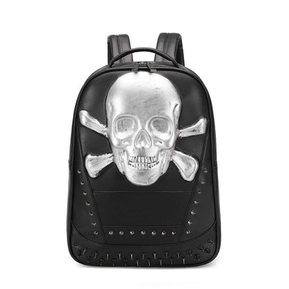 Sac à Dos Skull Tête de Mort Gold – vue 2 – Yokabag