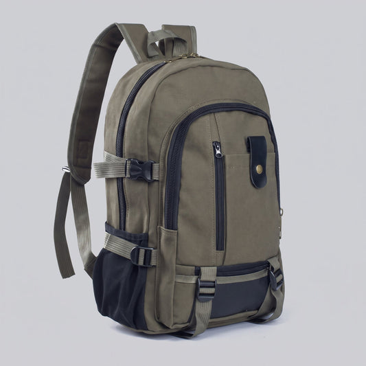 Sac à Dos Toile - Voyage Canvas Noir – vue 2 – Yokabag