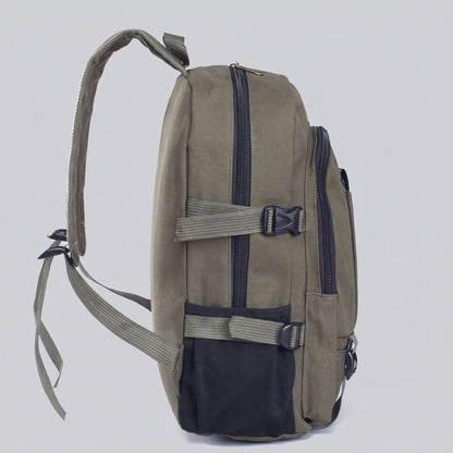 Sac à Dos Toile - Voyage Canvas Camel – vue 3 – Yokabag