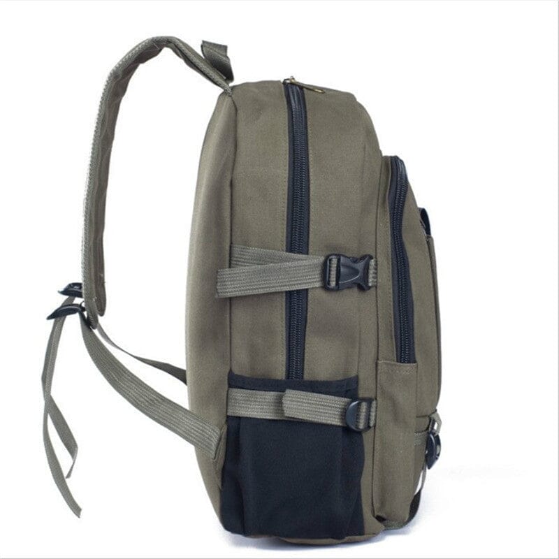 Sac à Dos Toile - Voyage Canvas Camel – vue 3 – Yokabag