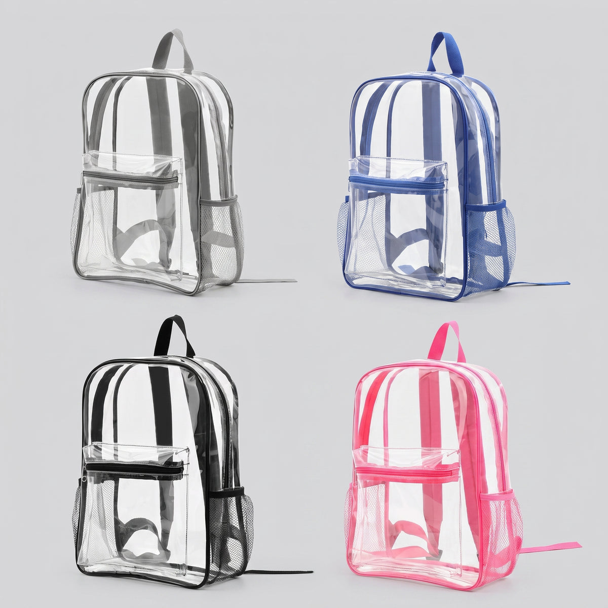 Sac à Dos Transparent Voyage Bleu – vue 2 – Yokabag