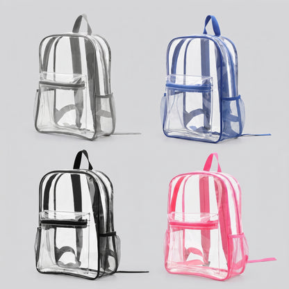 Sac à Dos Transparent Voyage Bleu – vue 2 – Yokabag