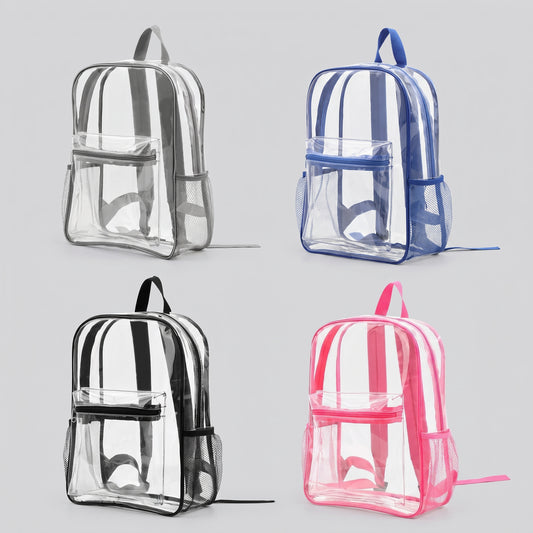Sac à Dos Transparent Voyage Bleu – vue 2 – Yokabag