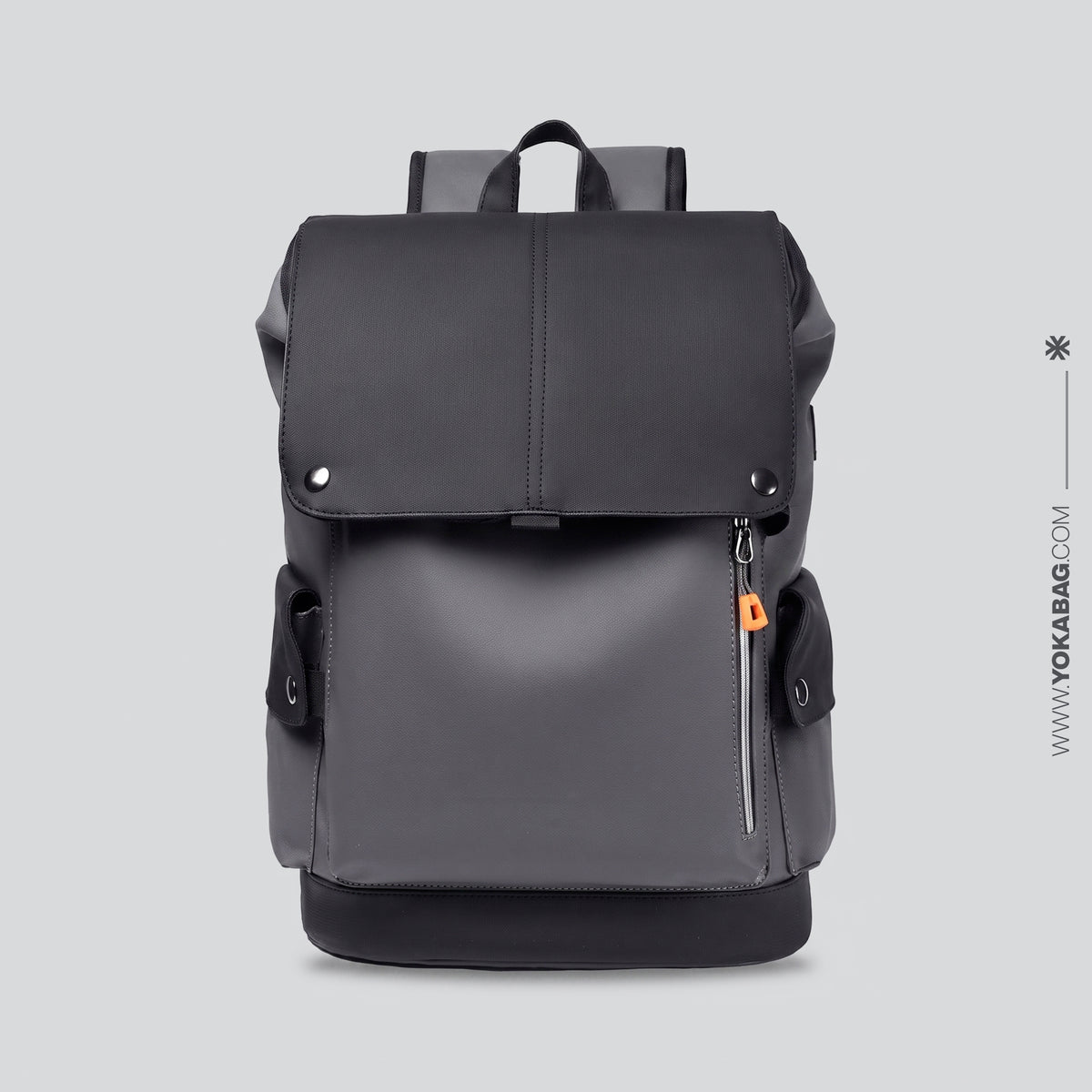 Sac à Dos Citadin - Explorer Gris Clair – vue 4 – Yokabag