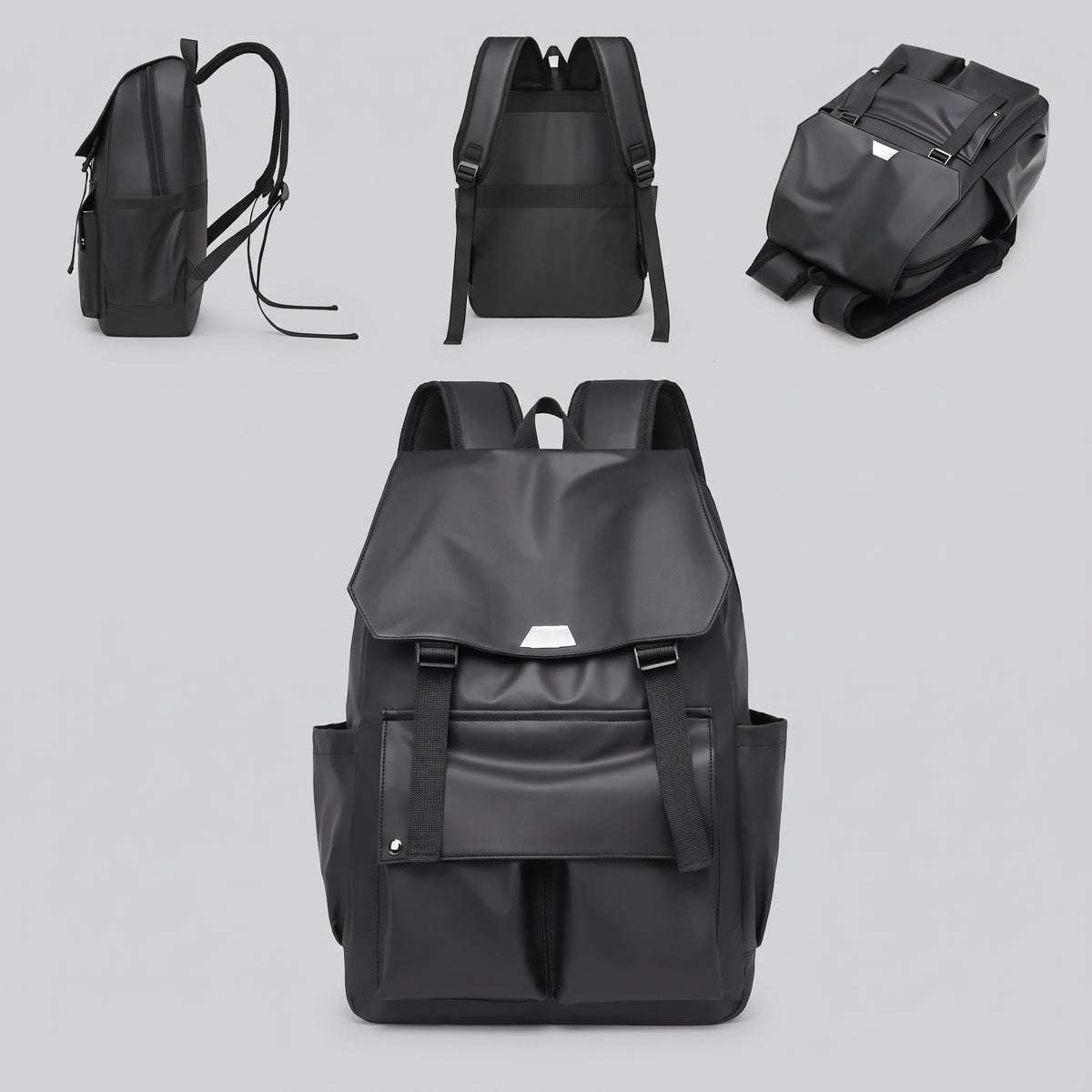 Sac à Dos Urbain Imperméable pour Voyage Bleu Marine – vue 2 – Yokabag