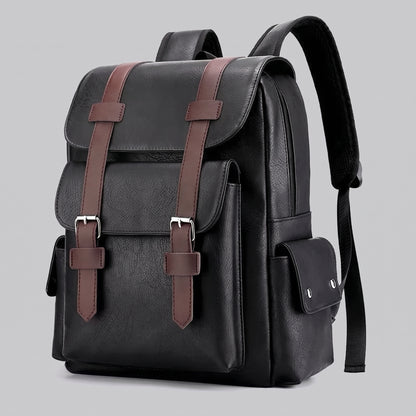 Sac à Dos Vintage - Cartable d'Exploration Marron Foncé – vue 3 – Yokabag