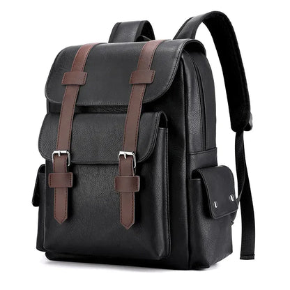 Sac à Dos Vintage - Cartable d'Exploration Marron Foncé – vue 3 – Yokabag