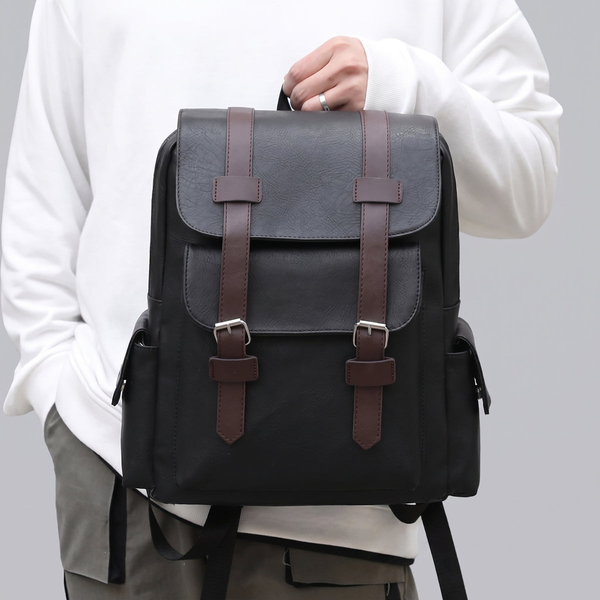 Sac à Dos Vintage - Cartable d'Exploration – vue 11 – Yokabag