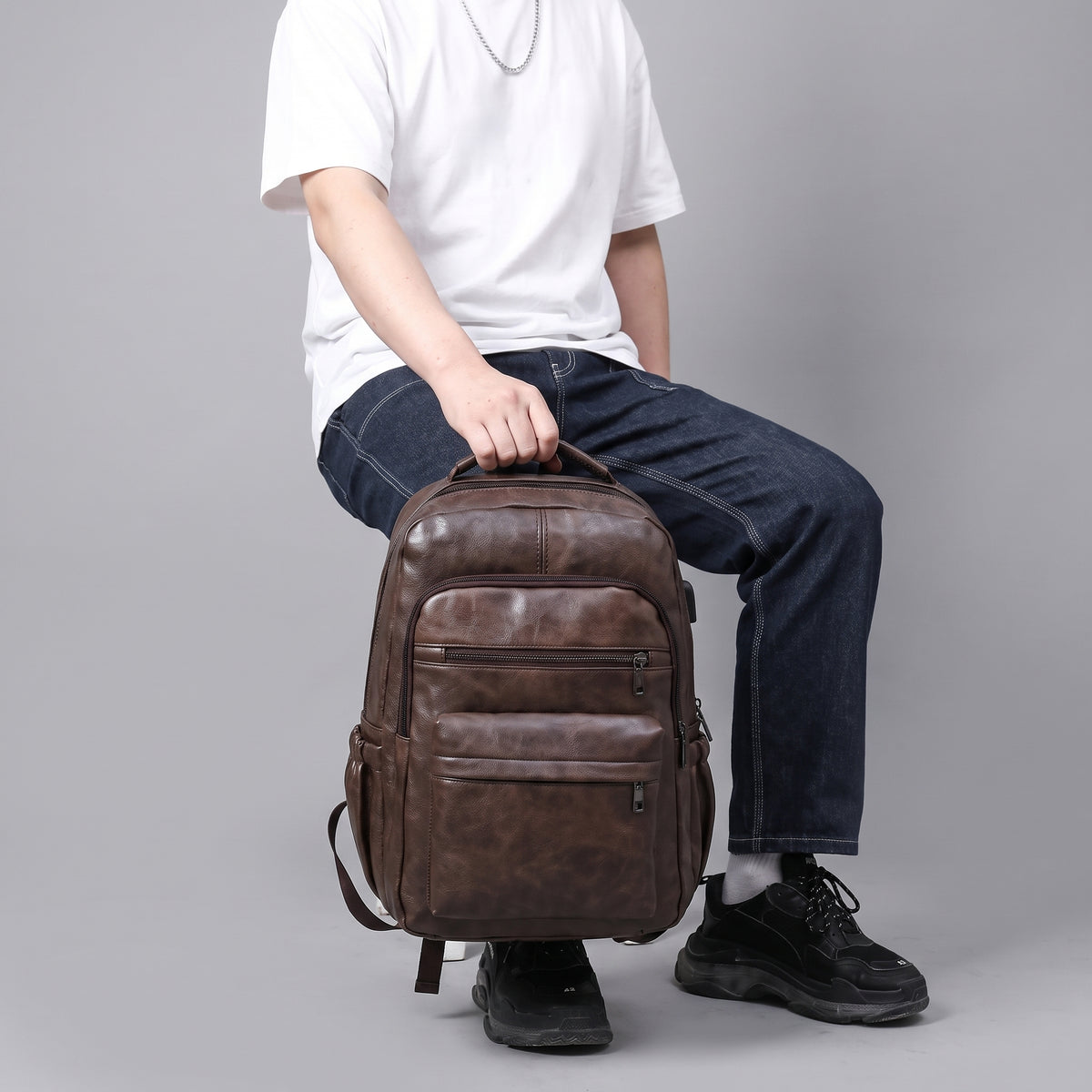 Sac à Dos Vintage - Connecté (USB) - Édition Voyage – vue 9 – Yokabag
