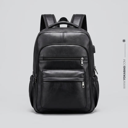 Sac à Dos Vintage - Connecté (USB) - Édition Voyage Camel – vue 2 – Yokabag