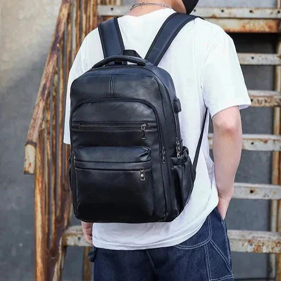 Sac à Dos Vintage - Connecté (USB) - Édition Voyage Camel – vue 2 – Yokabag