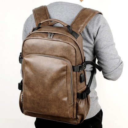 Sac à Dos Vintage Homme pour Voyage d'Affaires (USB) – vue 6 – Yokabag