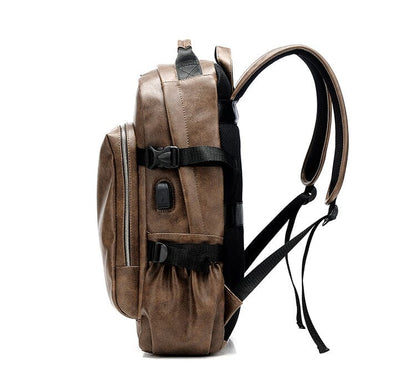 Sac à Dos Vintage Homme pour Voyage d'Affaires (USB) – vue 3 – Yokabag