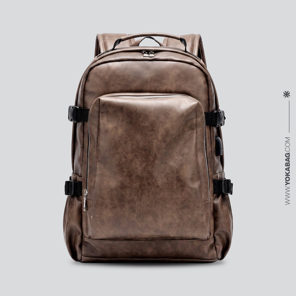Sac à Dos Vintage Homme pour Voyage d'Affaires (USB)