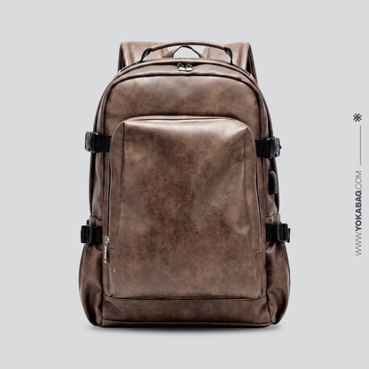 Sac à Dos Vintage Homme pour Voyage d'Affaires (USB)