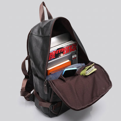 Sac à Dos Vintage pour Homme - Édition Voyage Noir – vue 3 – Yokabag