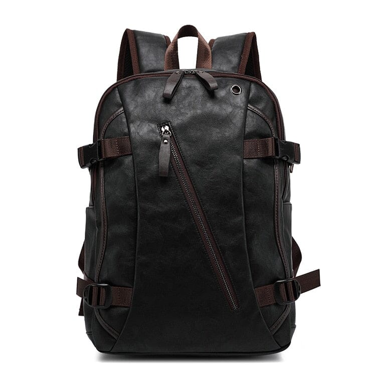 Sac à Dos Vintage pour Homme - Édition Voyage Marron Foncé – vue 2 – Yokabag
