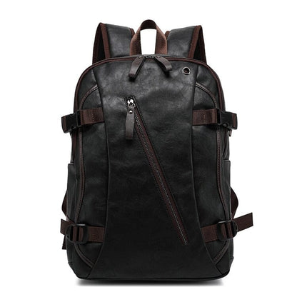 Sac à Dos Vintage pour Homme - Édition Voyage Marron Foncé – vue 2 – Yokabag