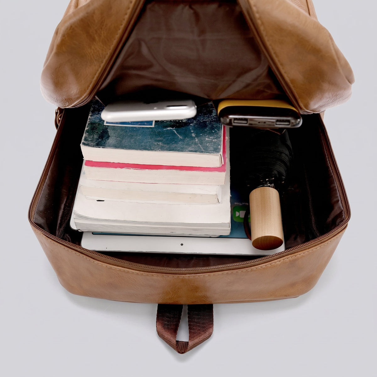Sac à Dos Vintage Homme - Explorer Marron Foncé – vue 2 – Yokabag