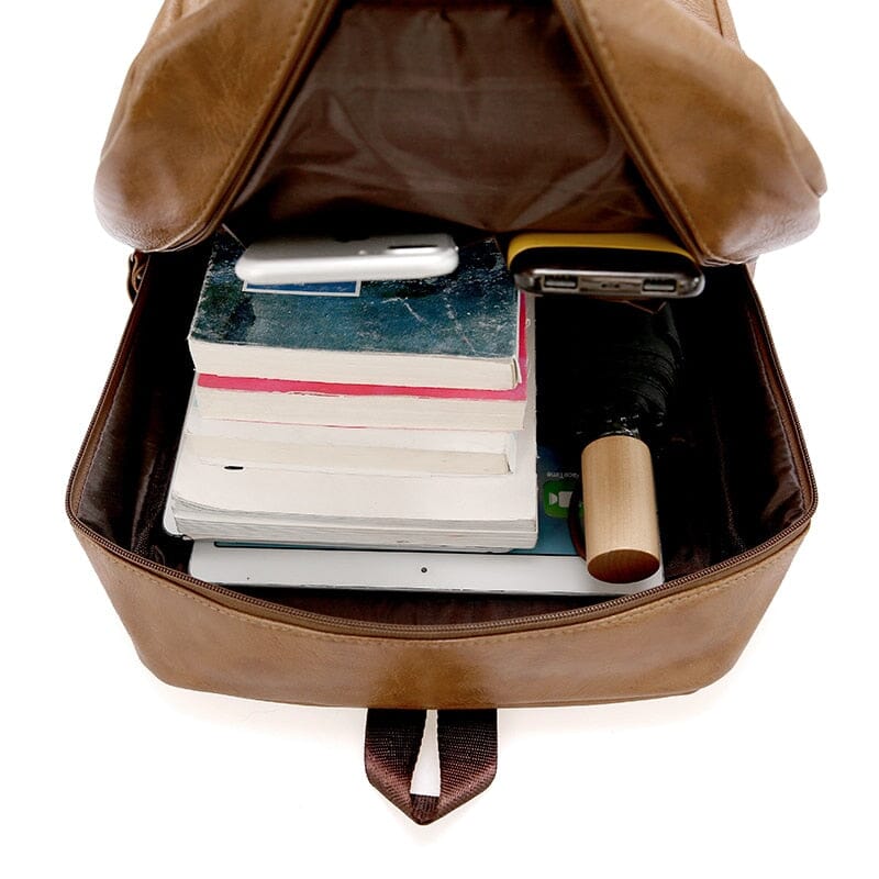 Sac à Dos Vintage Homme - Explorer Marron Foncé – vue 2 – Yokabag
