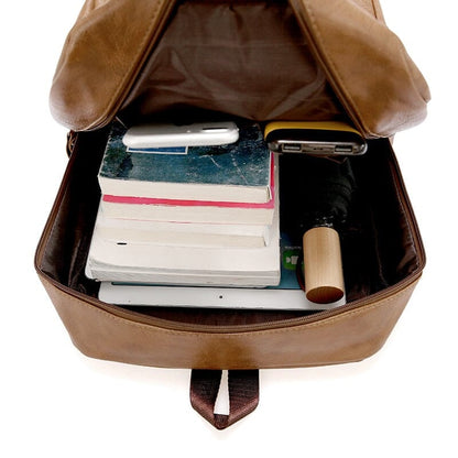 Sac à Dos Vintage Homme - Explorer Marron Foncé – vue 2 – Yokabag