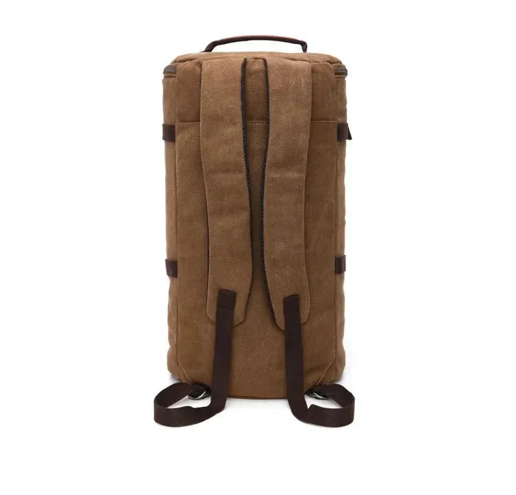 Sac à Dos Vintage Toile Canvas Convertible en Voyage – vue 11 – Yokabag