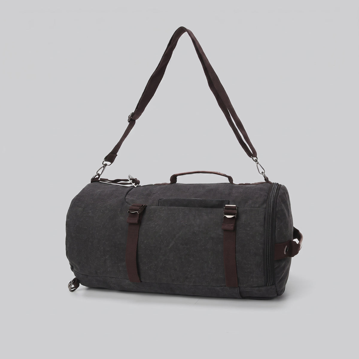 Sac à Dos Vintage Toile Canvas Convertible en Voyage – vue 16 – Yokabag