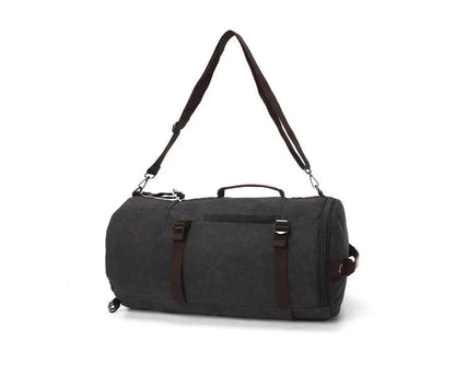 Sac à Dos Vintage Toile Canvas Convertible en Voyage – vue 16 – Yokabag