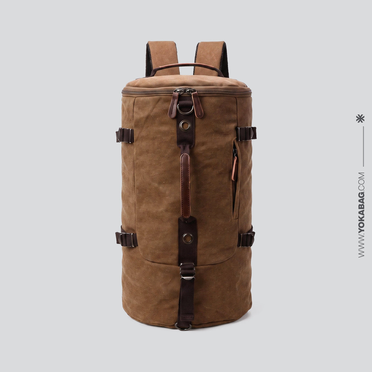 Sac à Dos Vintage Toile Canvas Convertible en Voyage