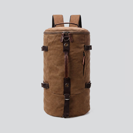 Sac à Dos Vintage Toile Canvas Convertible en Voyage