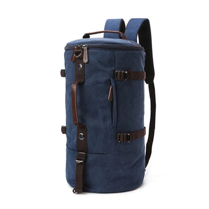 Sac à Dos Vintage Toile Canvas Convertible en Voyage – vue 17 – Yokabag