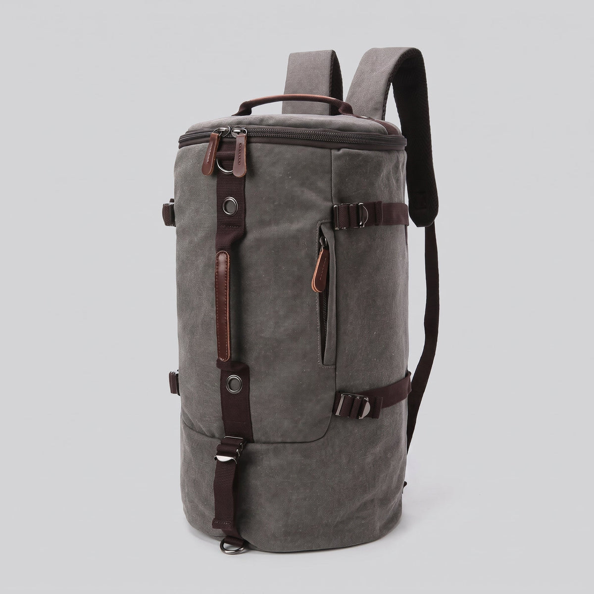 Sac à Dos Vintage Toile Canvas Convertible en Voyage – vue 18 – Yokabag