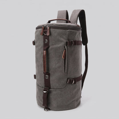 Sac à Dos Vintage Toile Canvas Convertible en Voyage – vue 18 – Yokabag
