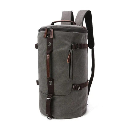 Sac à Dos Vintage Toile Canvas Convertible en Voyage – vue 18 – Yokabag