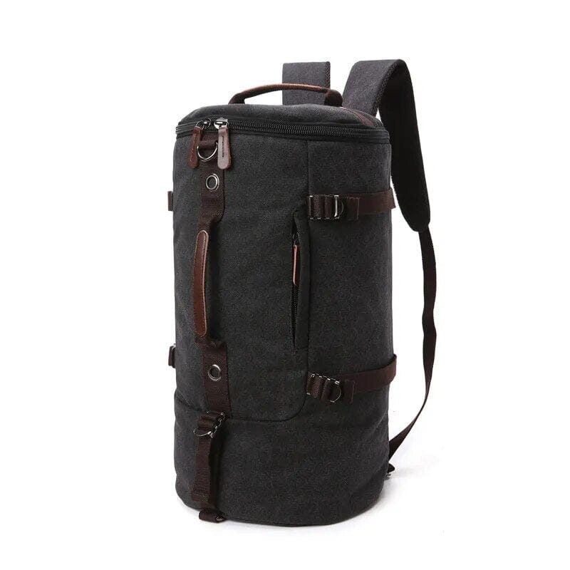 Sac à Dos Vintage Toile Canvas Convertible en Voyage – vue 15 – Yokabag