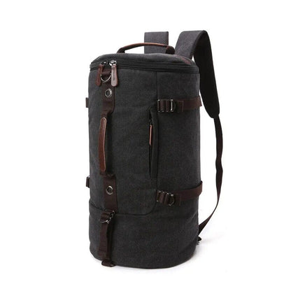 Sac à Dos Vintage Toile Canvas Convertible en Voyage – vue 15 – Yokabag