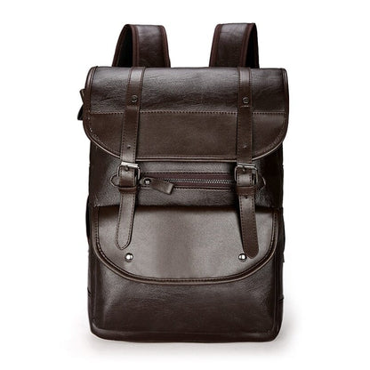 Sac à Dos de Voyage - Style Vintage Marron Foncé – vue 3 – Yokabag