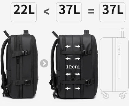Sac à Dos de Voyage en Cabine Avion – vue 4 – Yokabag
