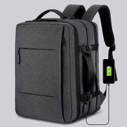 Sac à Dos Voyage Cabine Avion Extensible avec USB – vue 9 – Yokabag